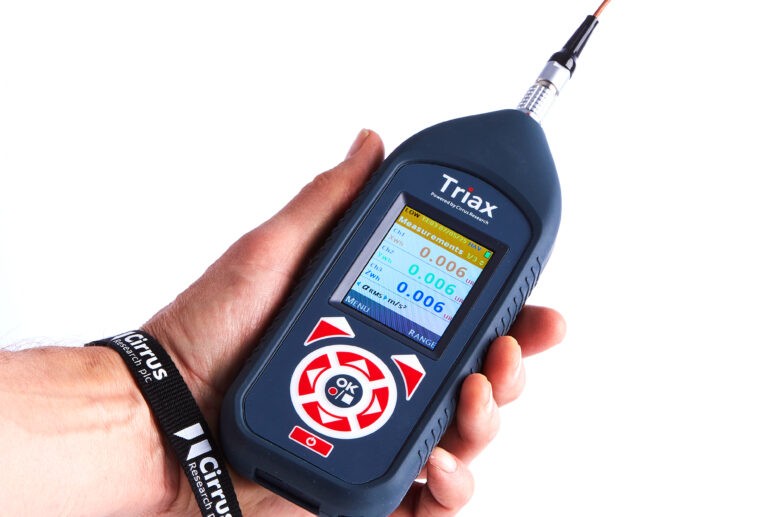 Triax human vibration measurement system